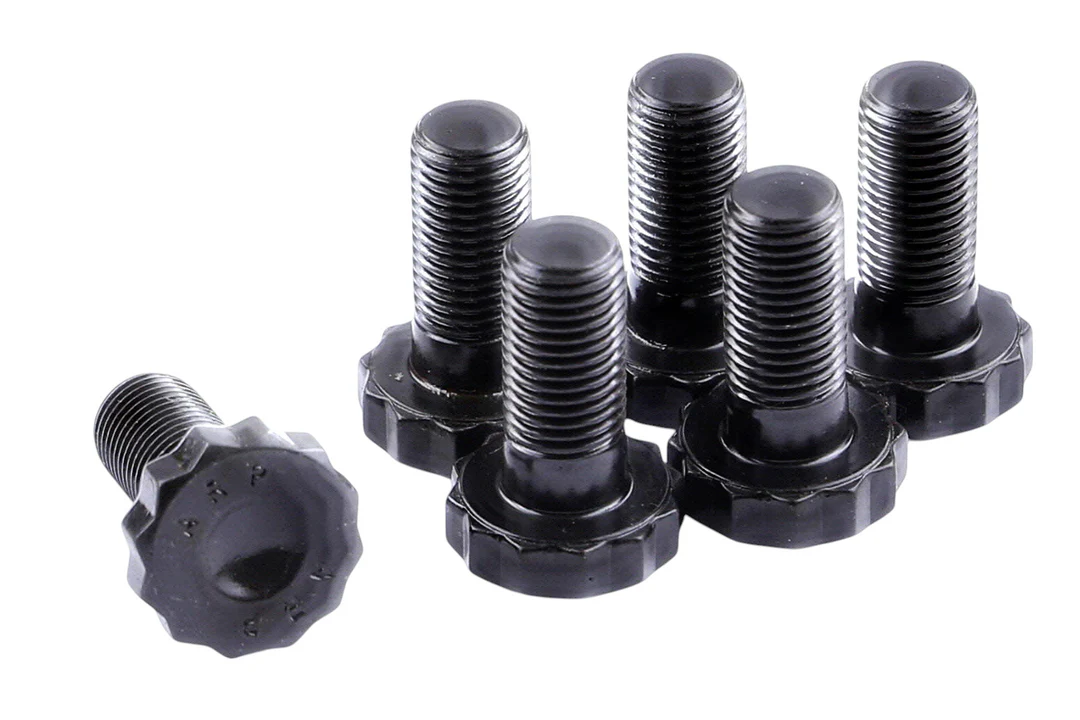 Xtreme Performance flywheel bolts with 12-point heads and threaded shafts for OE quality installation